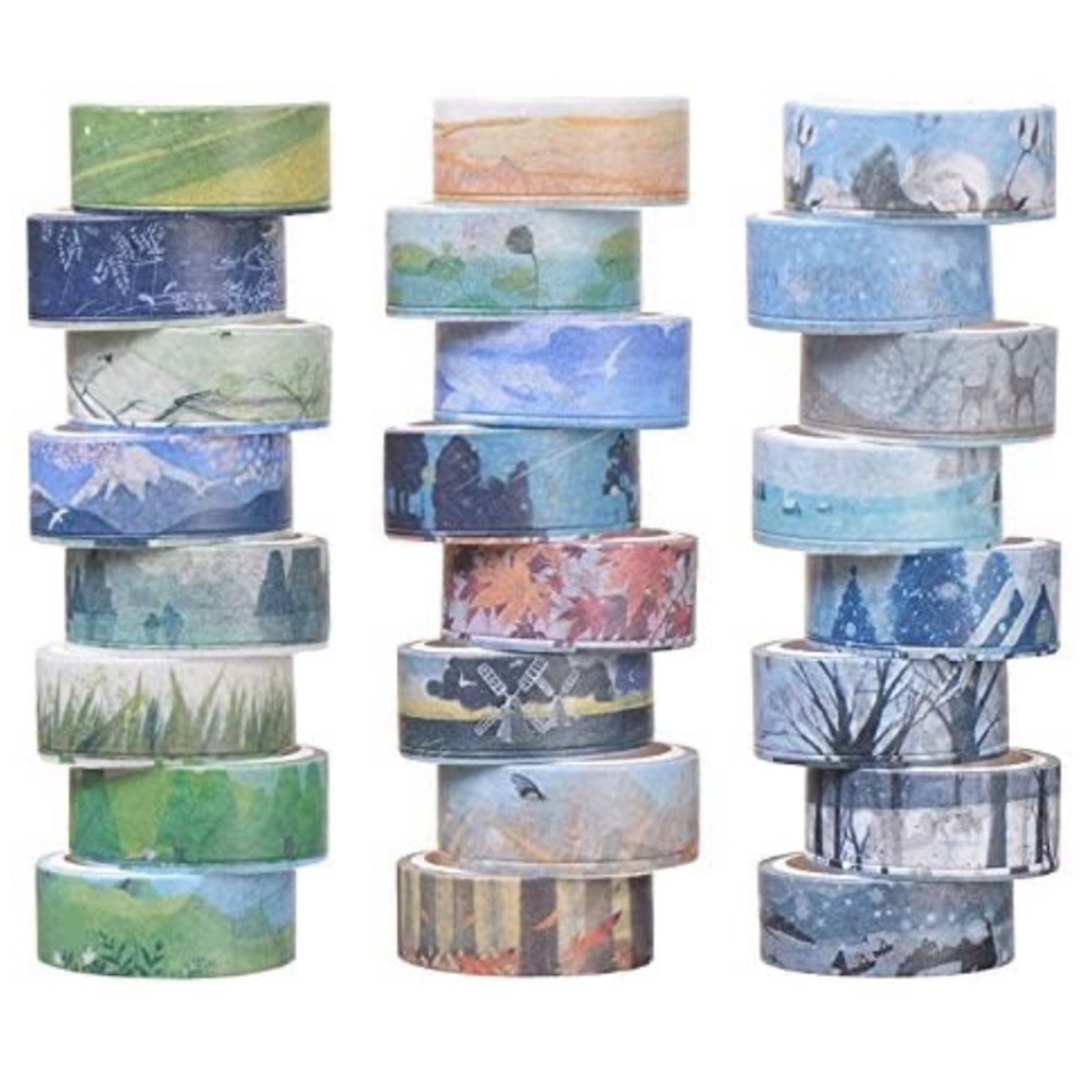 20 NATURE WASHI MASKING TAPE✨